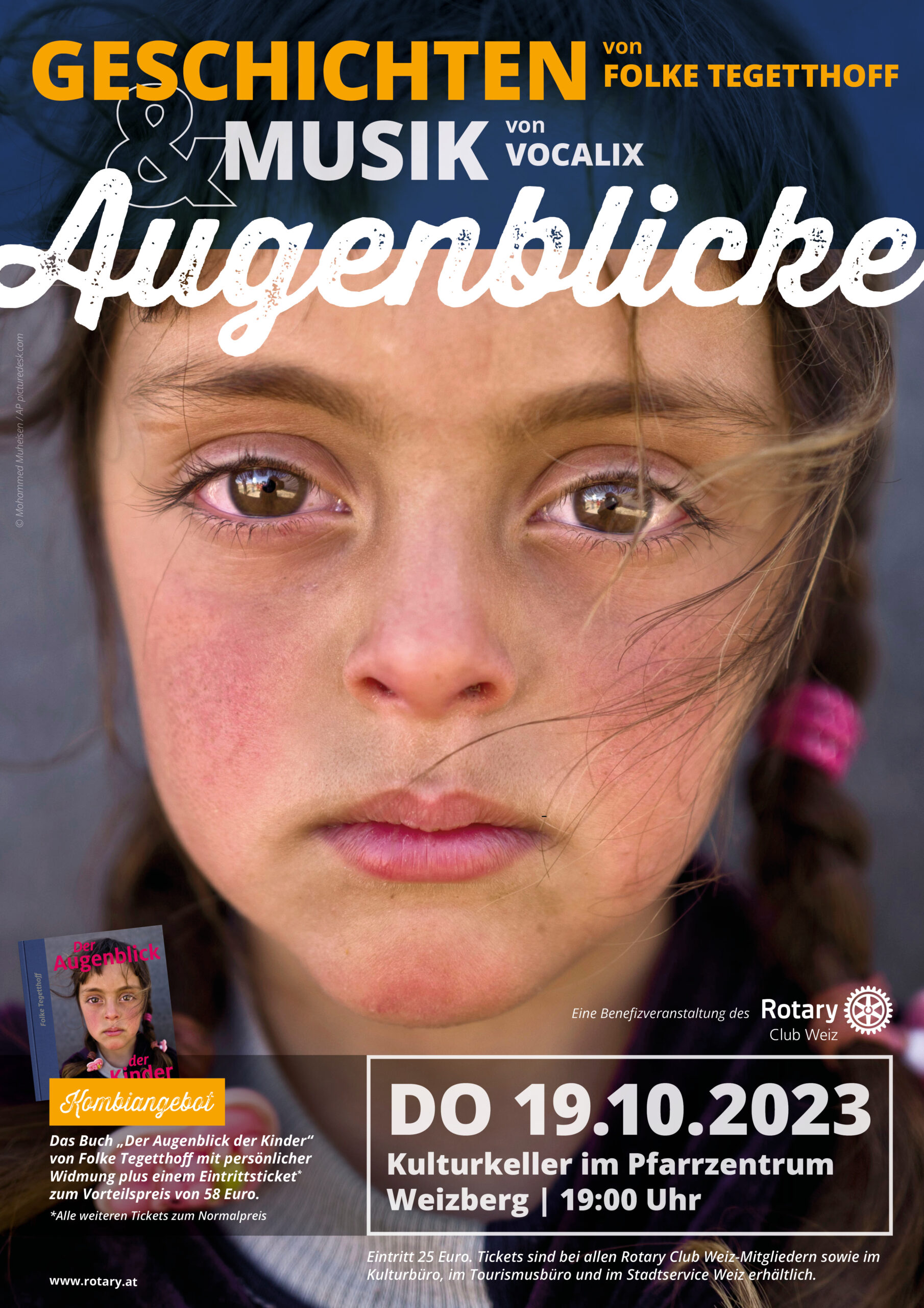 Augenblicke / Folke Tegetthoff und VocaliX @ Kulturkeller im Pfarrzentrum Weizberg
